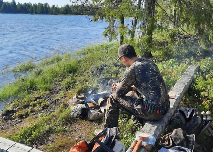 Horská chata Kutulammen Eraemoekki Saunalla Ranua